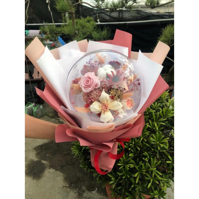 不凋花及乾燥花花束025