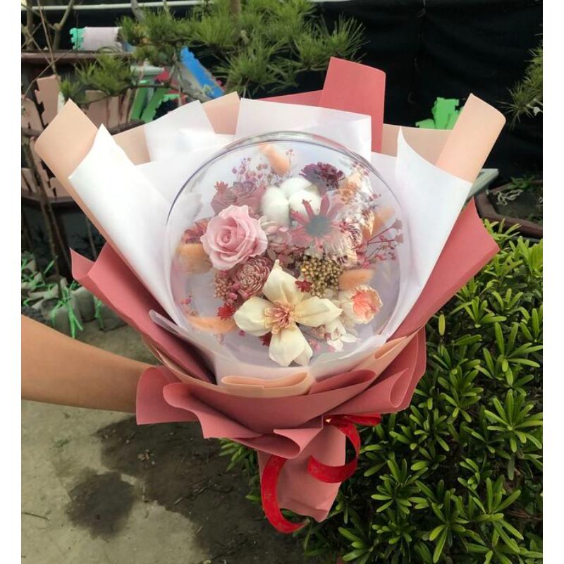 不凋花及乾燥花花束025