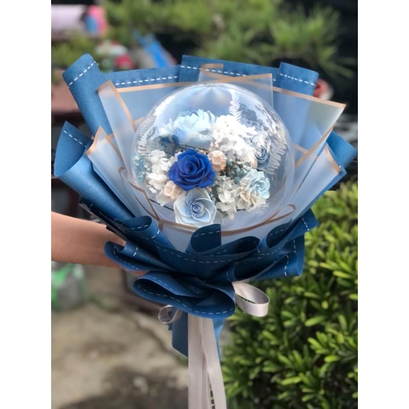 不凋花及乾燥花花束024