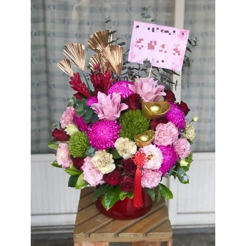 直立式盆花B00015