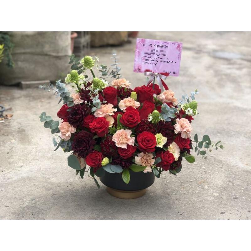 直立式盆花B00020