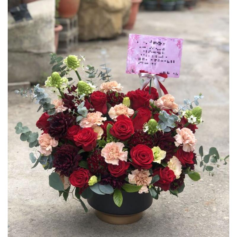 直立式盆花B0002