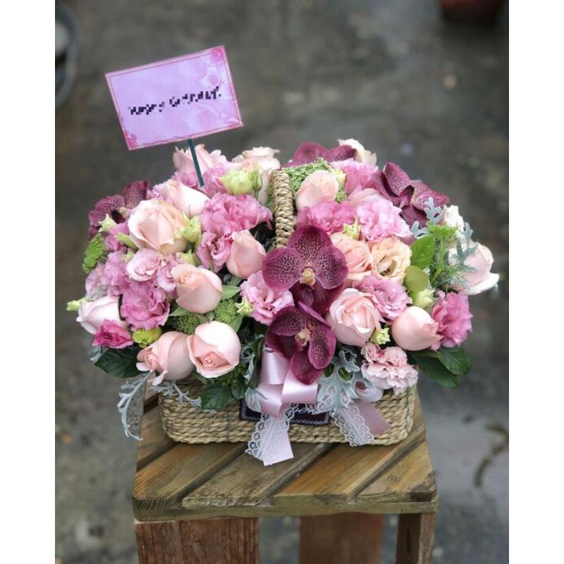 直立式盆花B00023