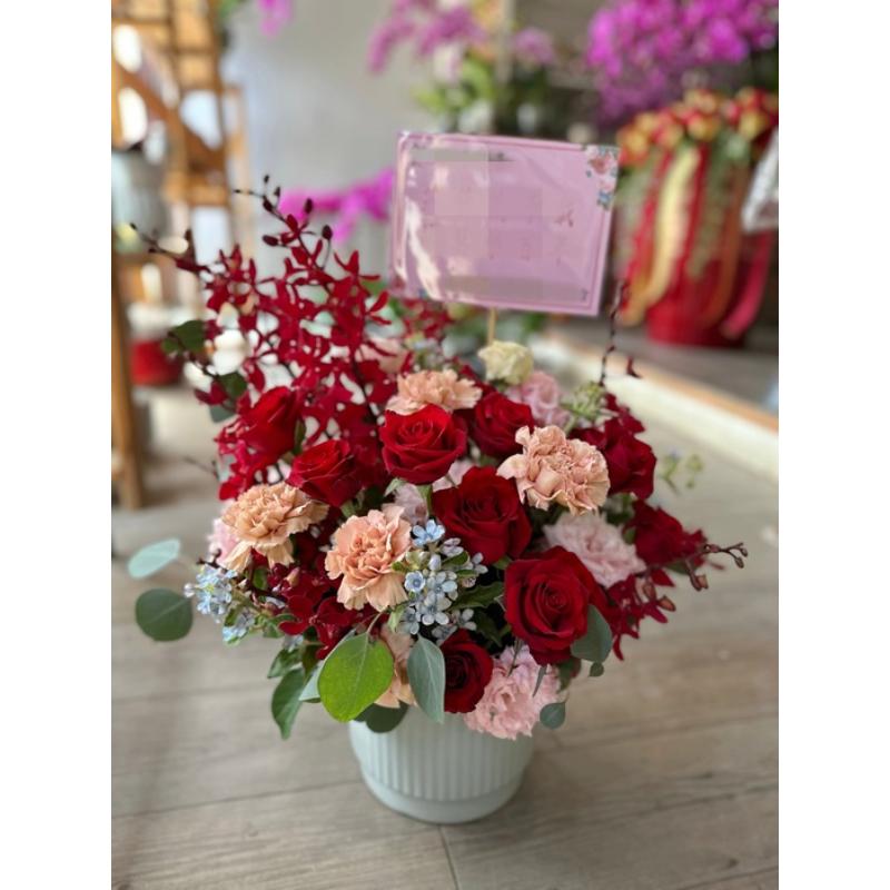 直立式盆花B0003