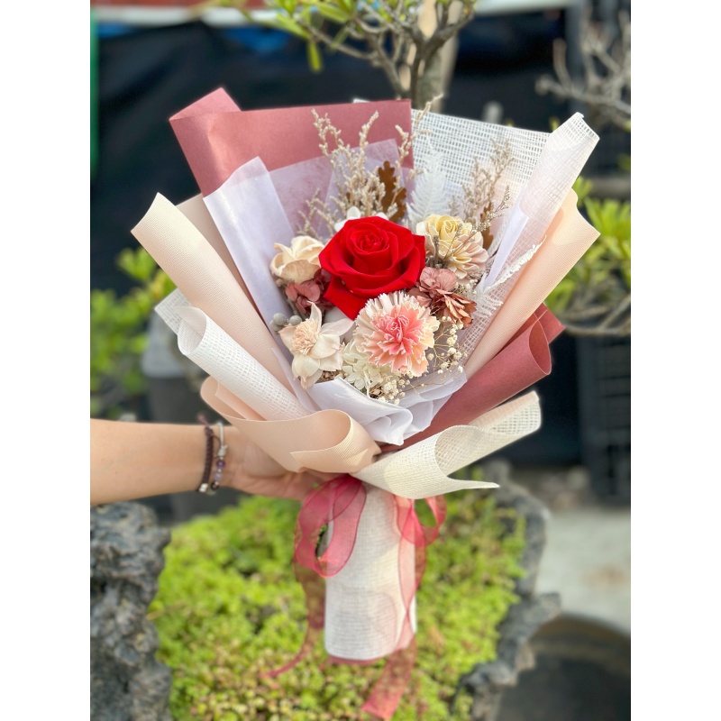 永生乾燥花束0013